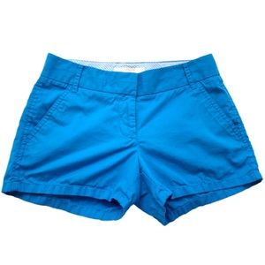 J. Crew Chino Shorts in Ocean Blue Size 00